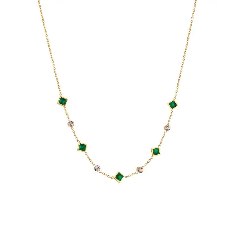 Amelisse – Collier Doré Glenwyn Élégant