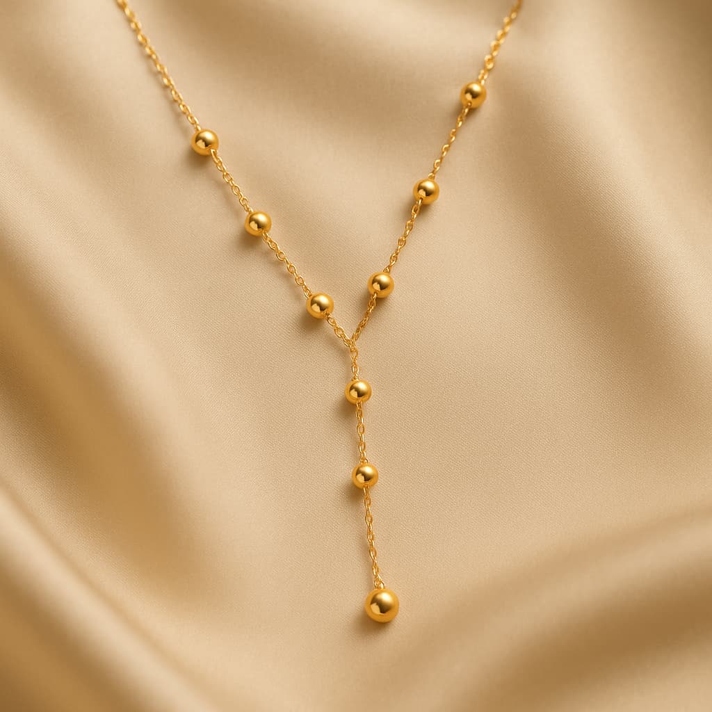 Marina – Collier Pampille à Perles Rondes