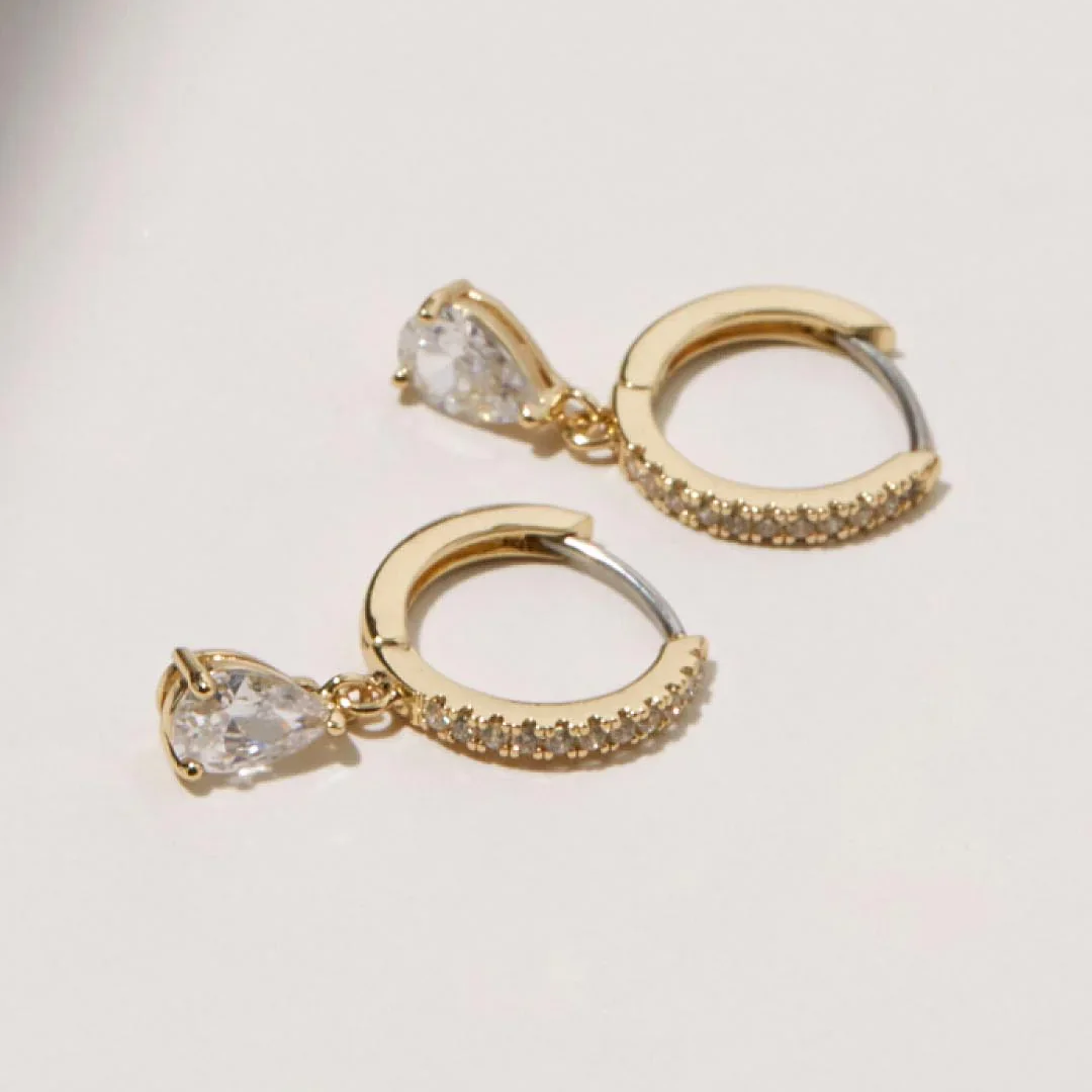 Ivoiree – Boucles d’Oreilles Blanc Ivoire