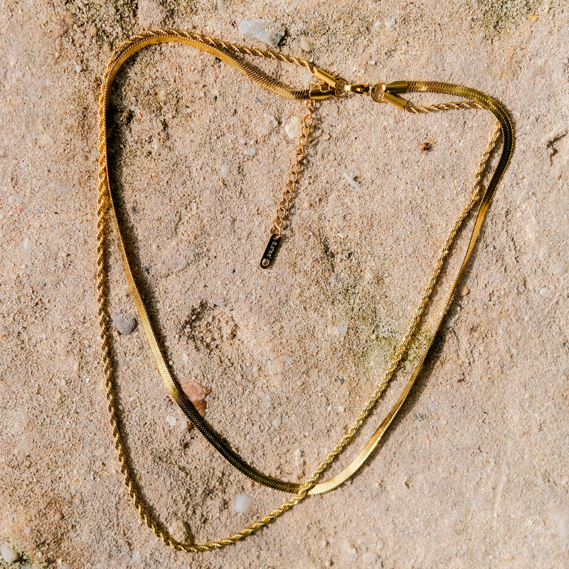 Nicole – Collier Doré à Couches Multiples