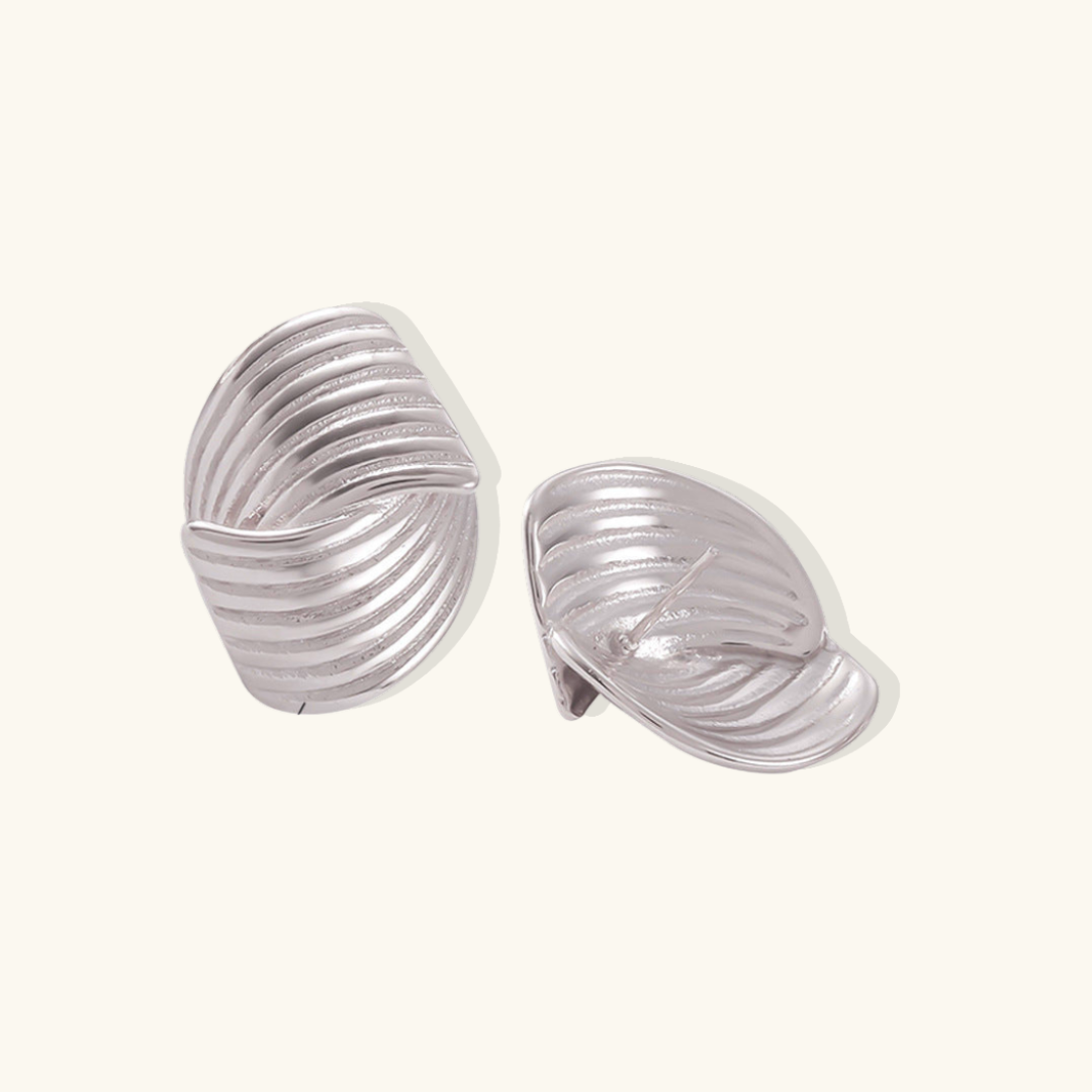 Ariane – Boucles d’Oreilles Tressées en Argent