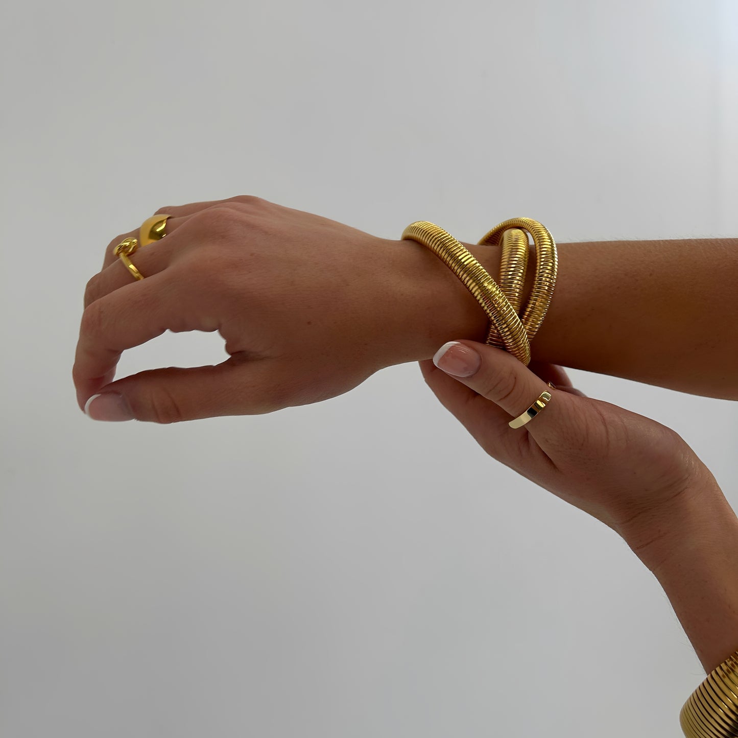 Gianna – Bracelet Élastique Triple Rang