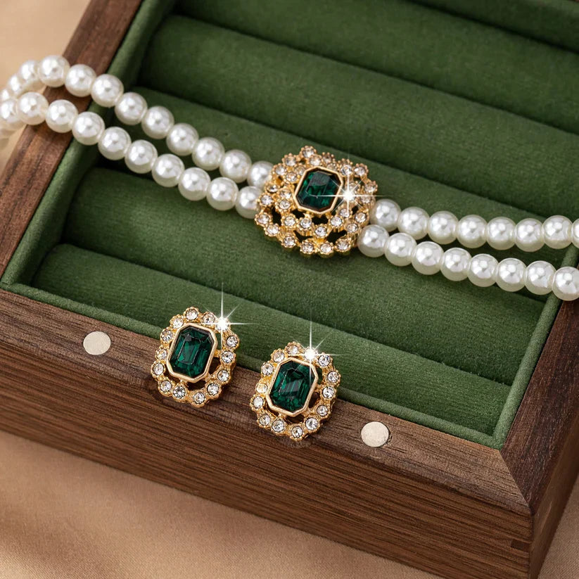 Tamsin – Parure de Bijoux Dorée Verdalle