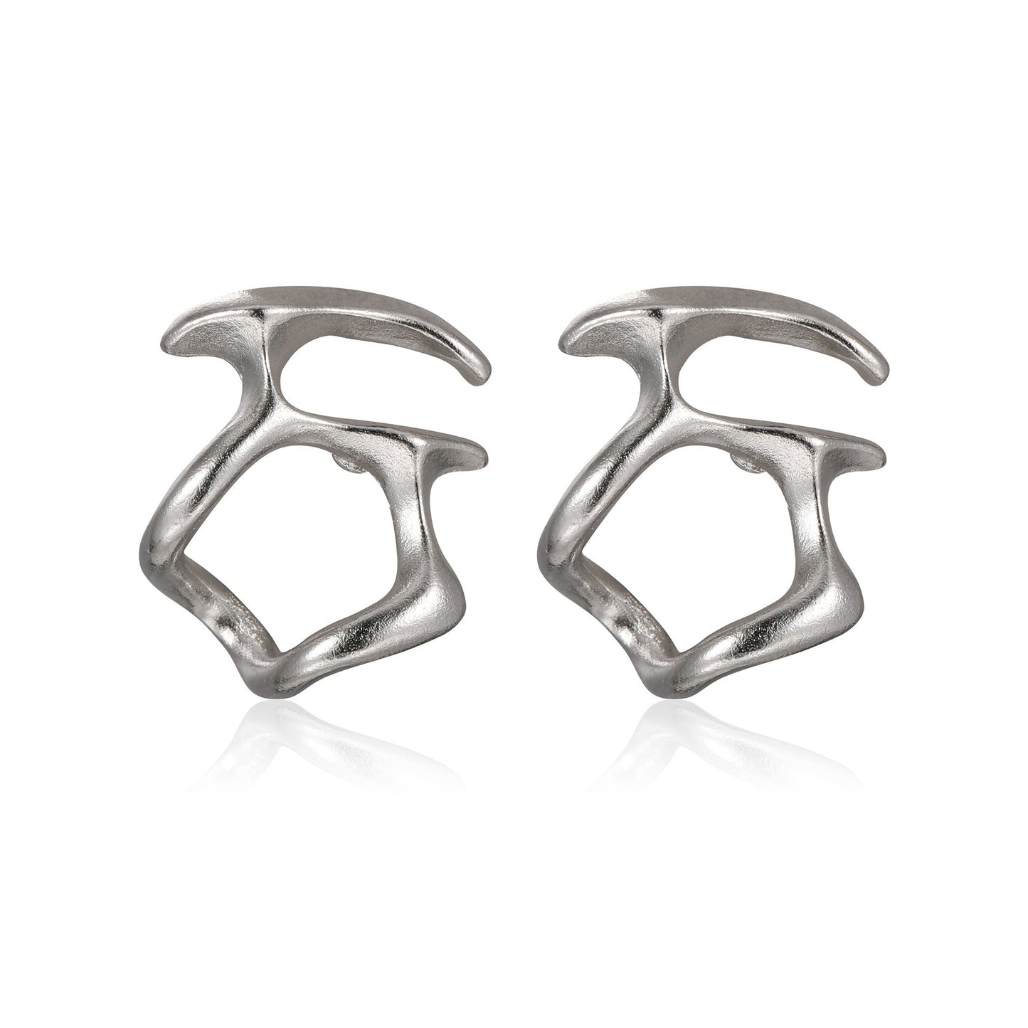 Naia – Boucles d’Oreilles Creuses Haut