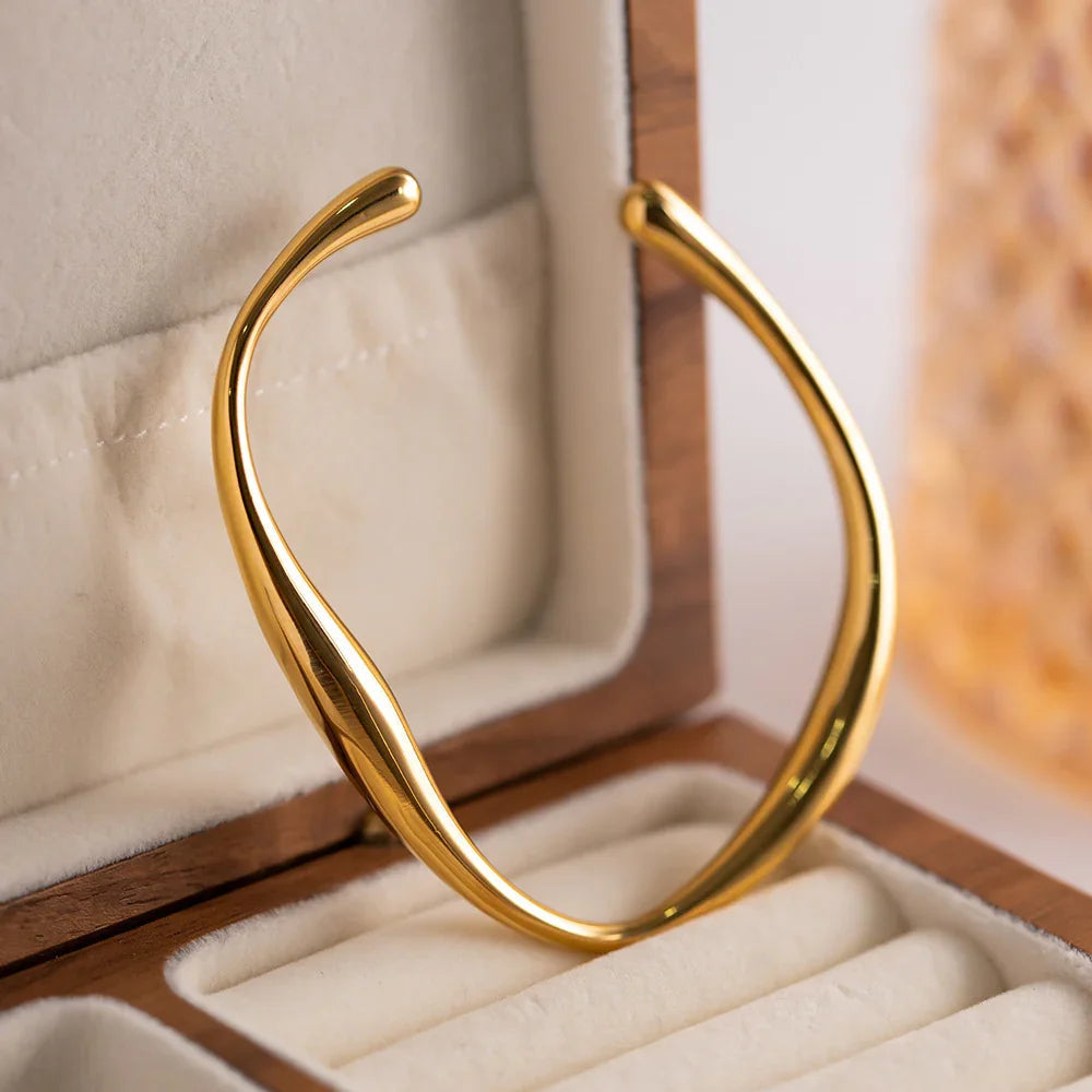 Tiffany – Bracelet Jonc Lock en Or Jaune
