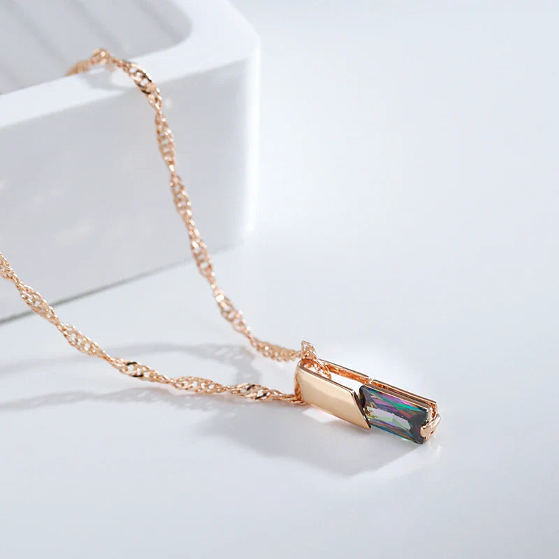 Iris – Collier Bar Iridescent