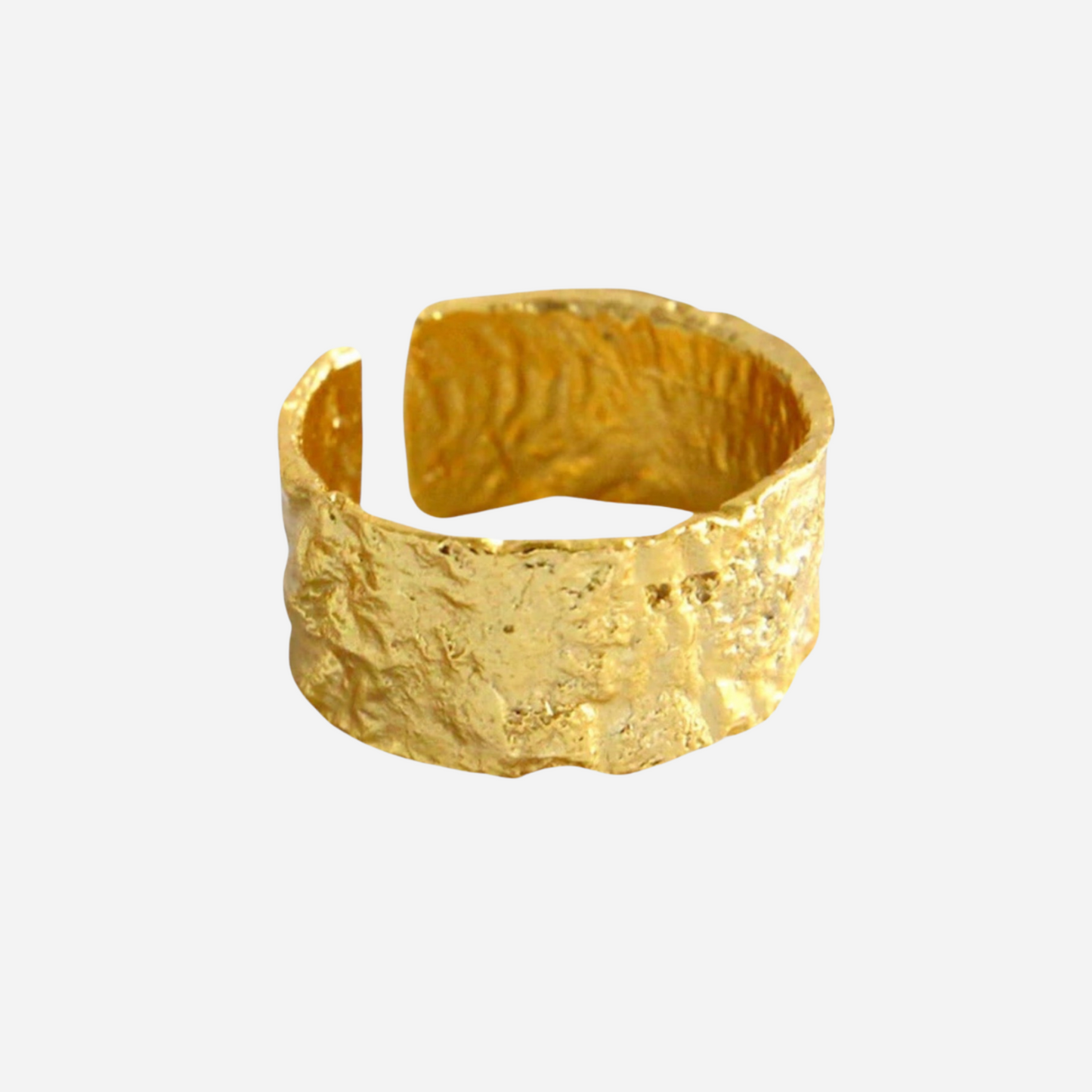 Shane – Bague Anneau Doré Brillante