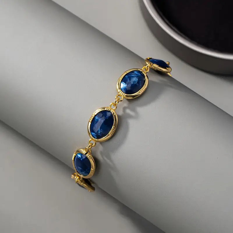 Seraphyne – Bracelet Doré Glacienne Éblouissant