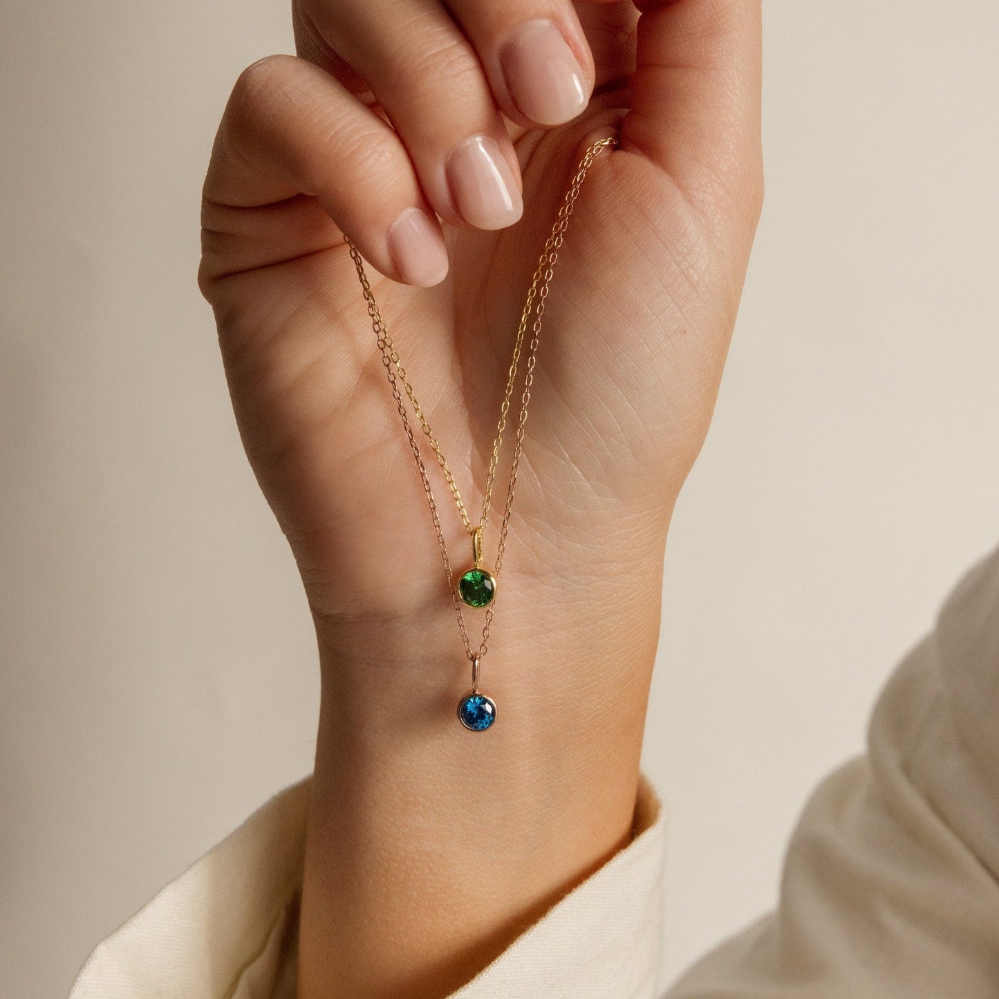 Jomi – Collier Personnalisé avec Pierre de Naissance