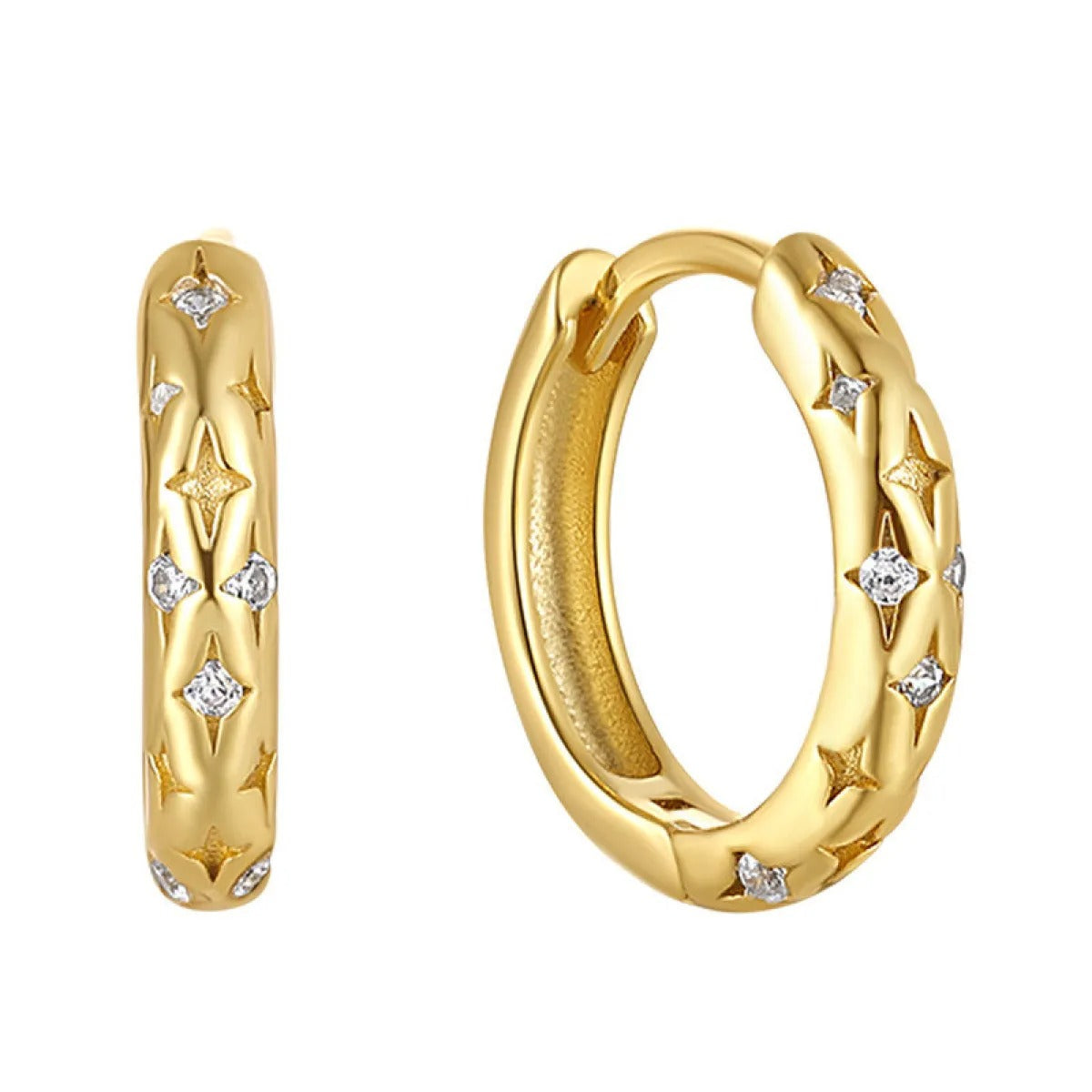 Zolita – Boucles d'oreilles étoile en cuivre