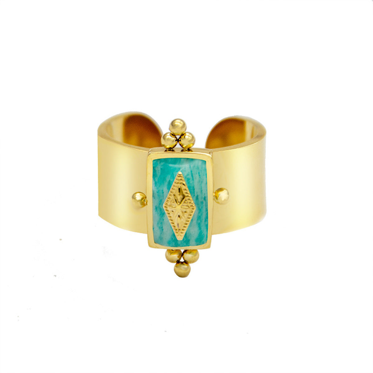 Mariah – Bague Large Band Irégulière