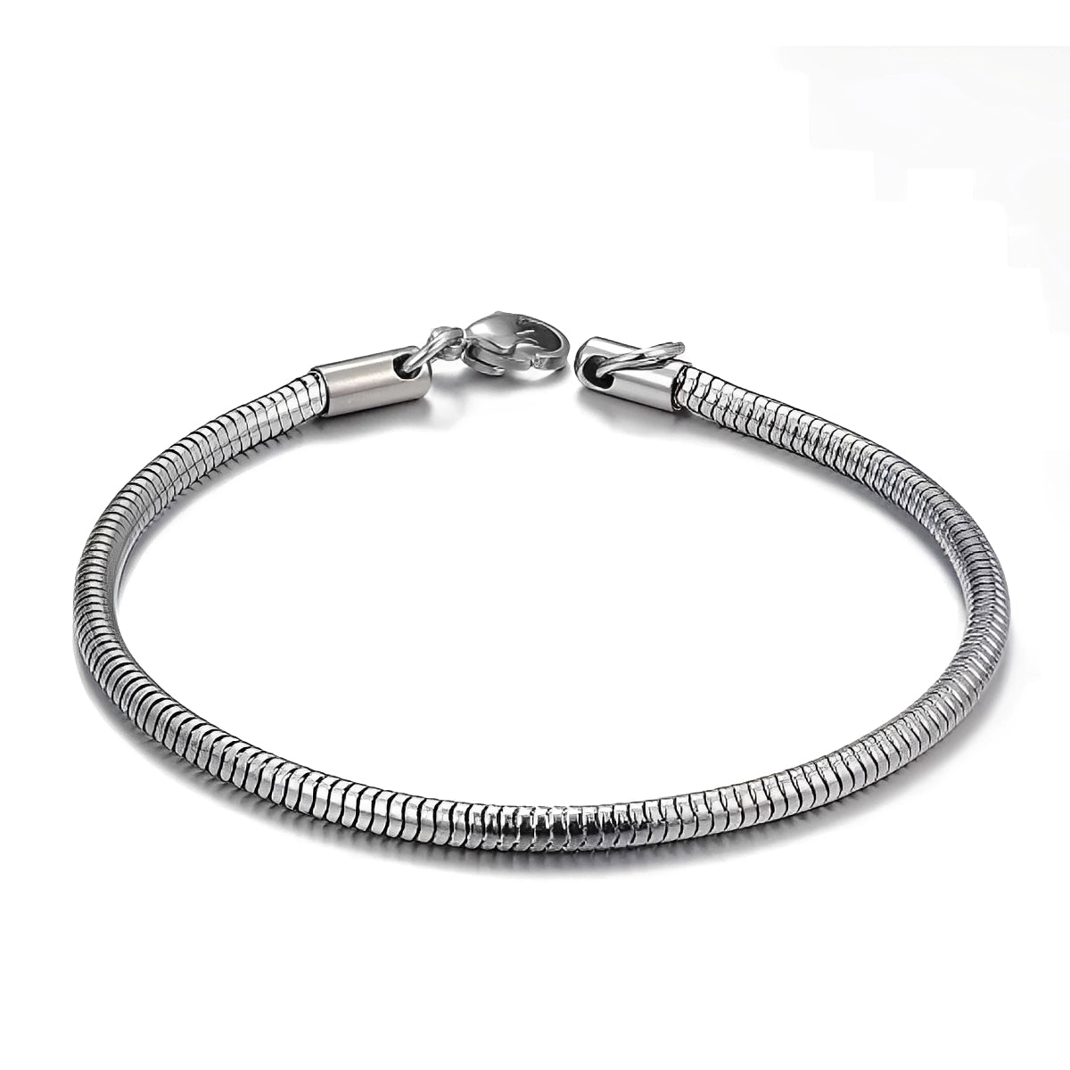 Neda – Bracelet de Chaîne Serpent Ronde Élégant