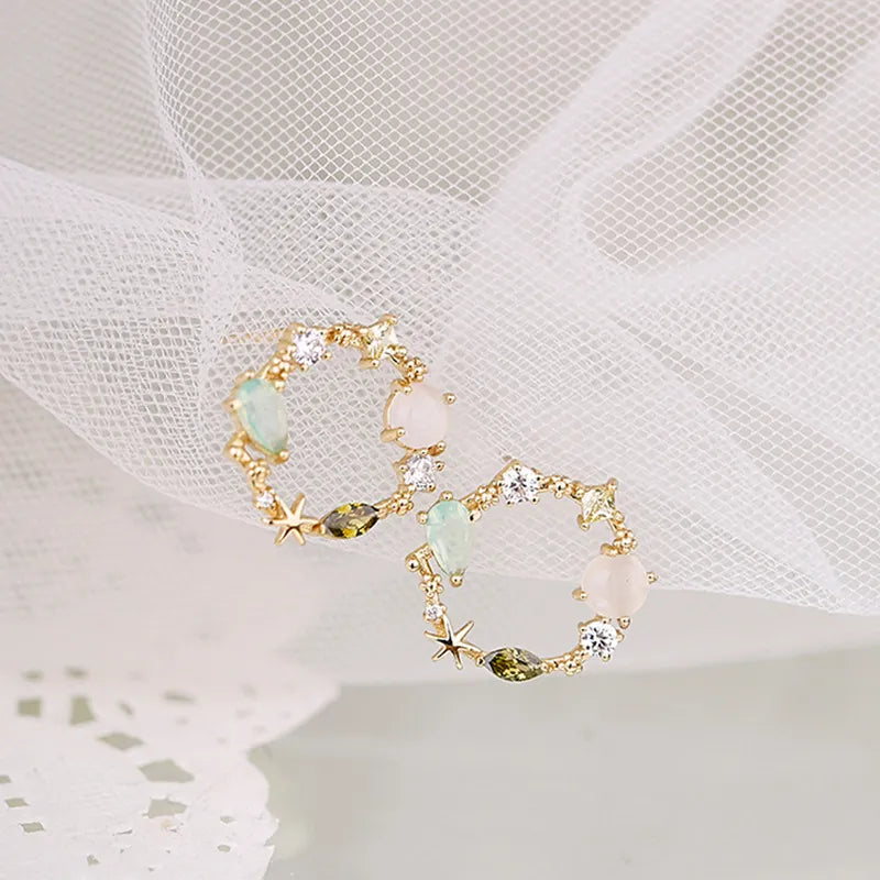 Clara – Boucles d'oreilles cercle or
