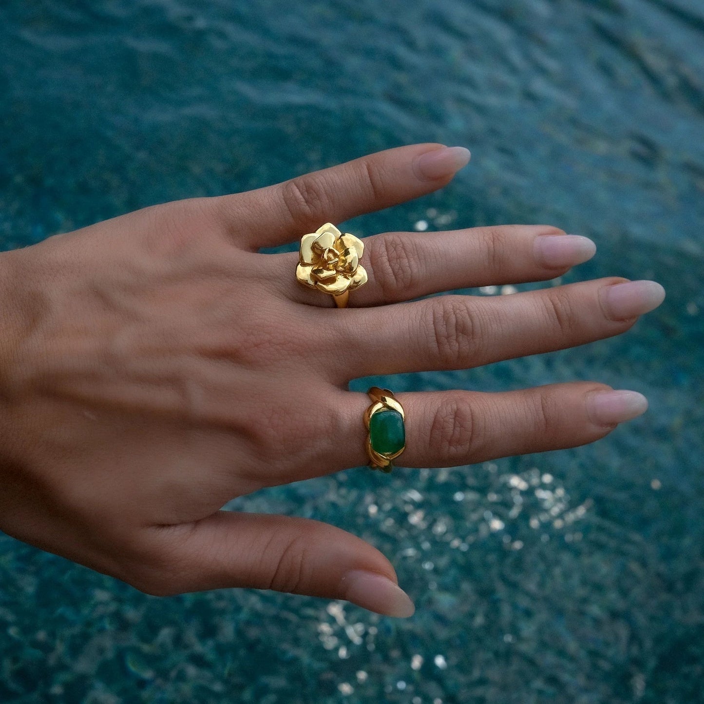 Georgia – Bague en Acier Inoxydable Design Moderne