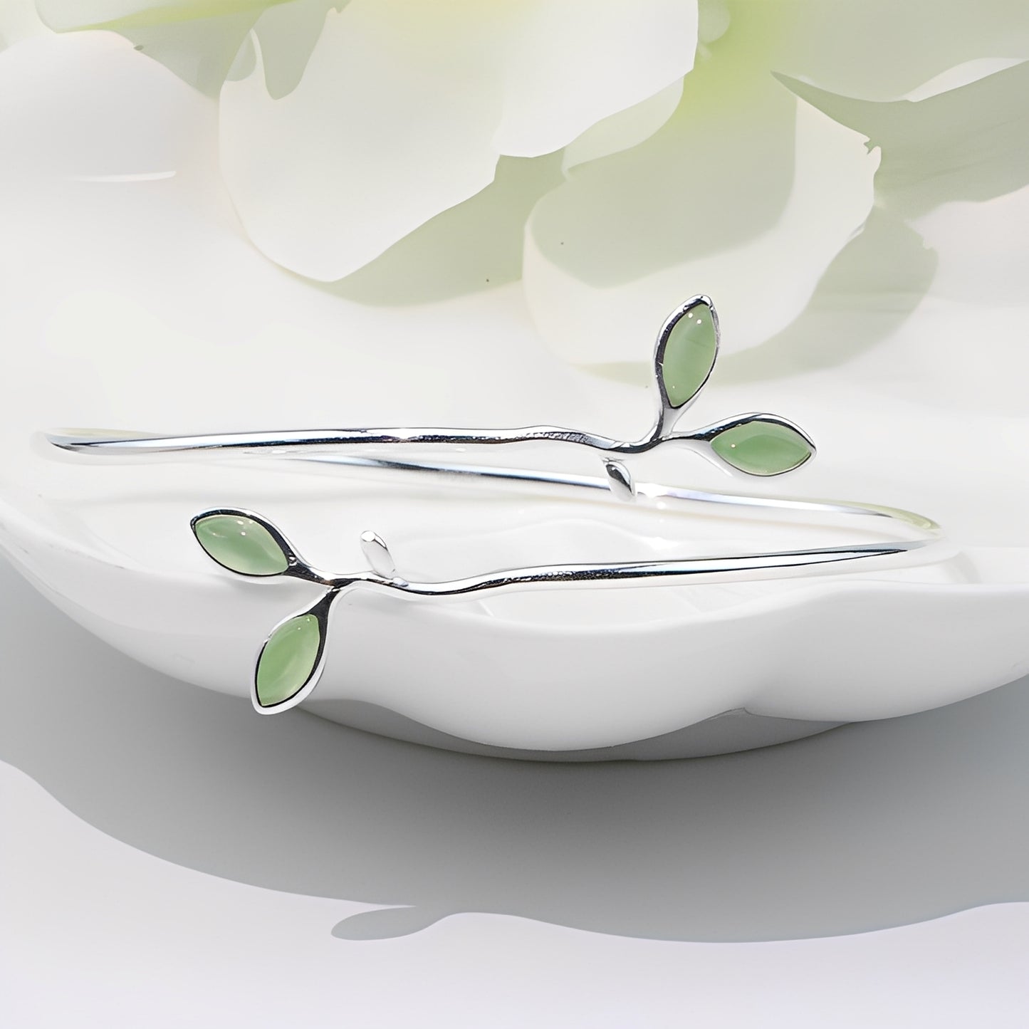 Flora – Bracelet Argent 925 Élégance Florale