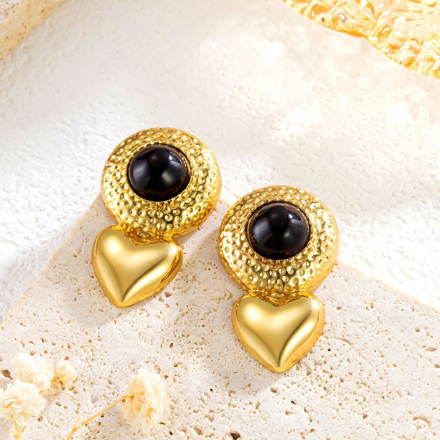 Claire – Boucles d'Oreilles Cœur Amour