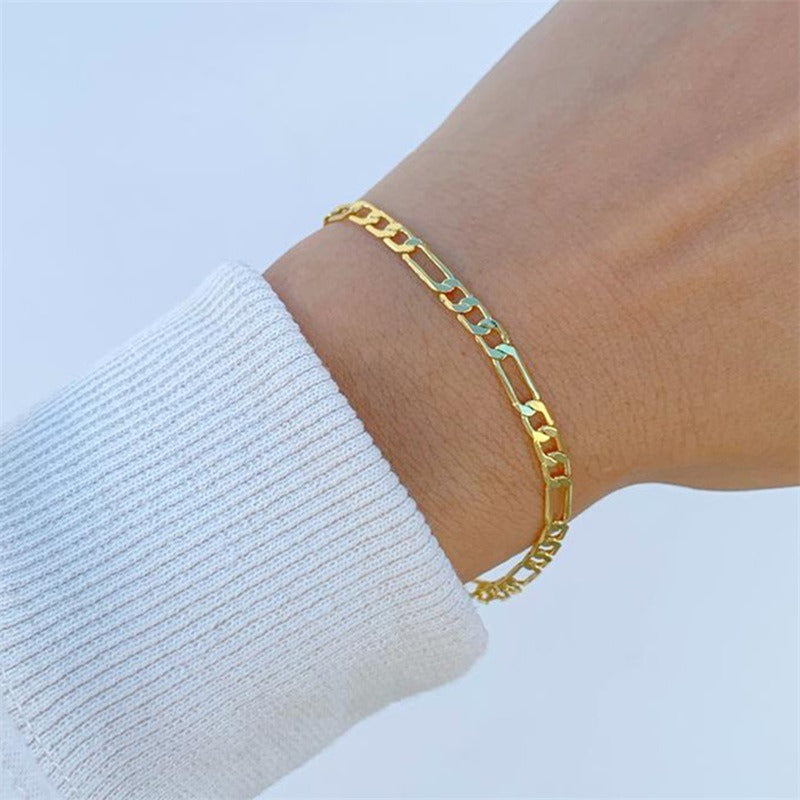 Elisa – Bracelet Chaîne Plaqué Acier Inoxydable