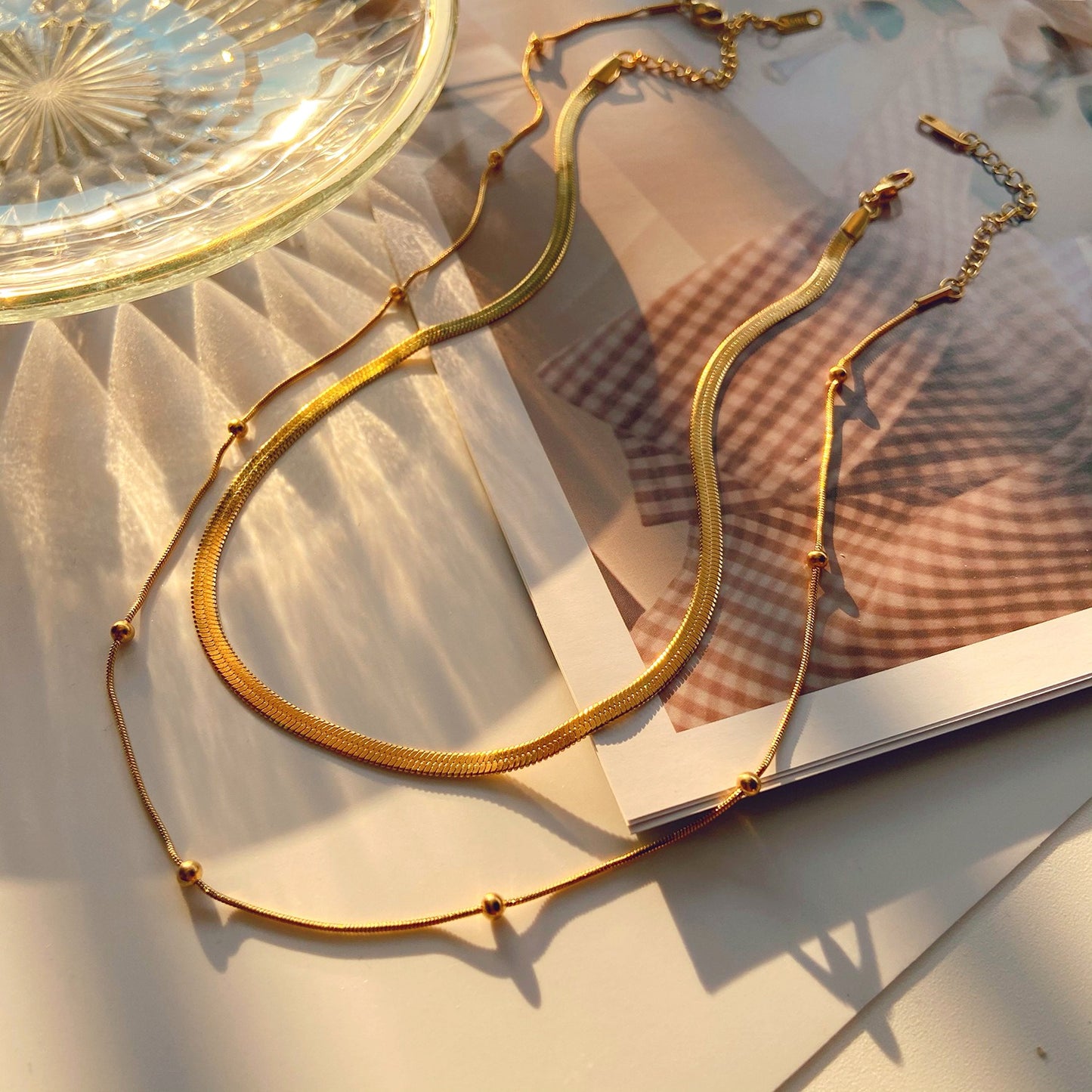 Ada – Collier Double Couches