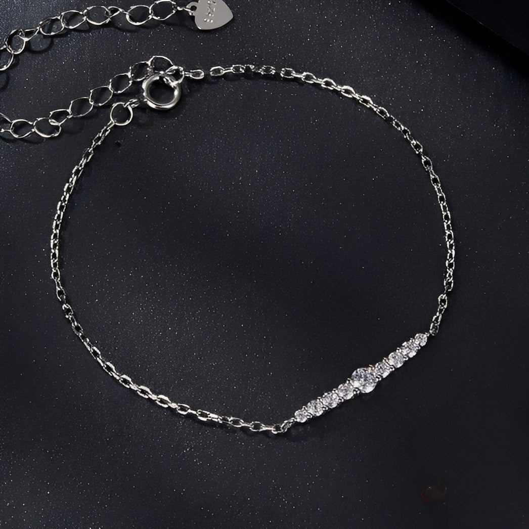 Elena – Bracelet Moissanite en Argent Sterling