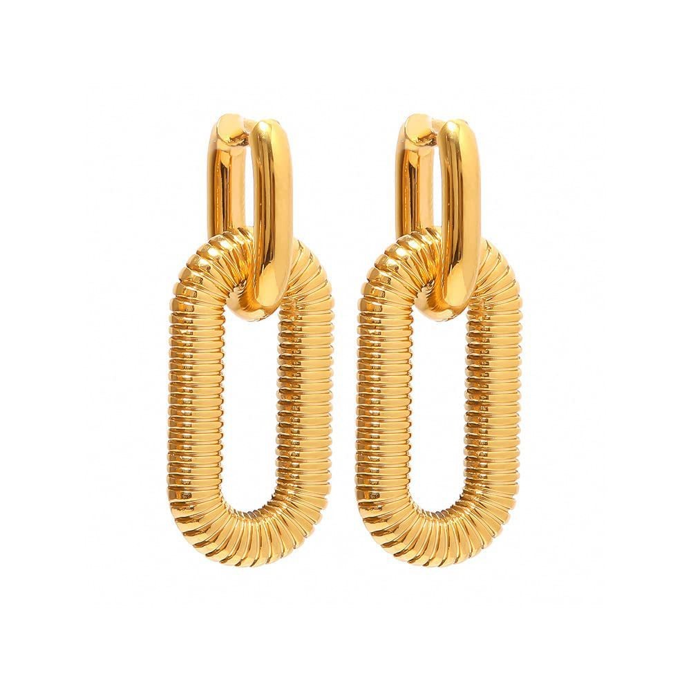 Mariz – Boucles Chaîne Cubaine Étincelantes