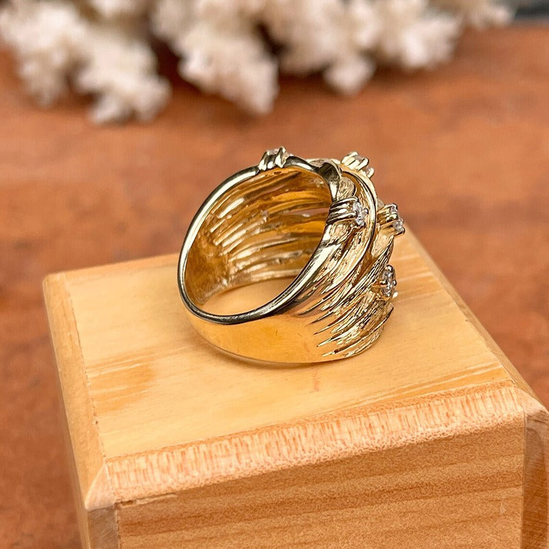 Louna – Bague Bohème Dorée Intemporelle