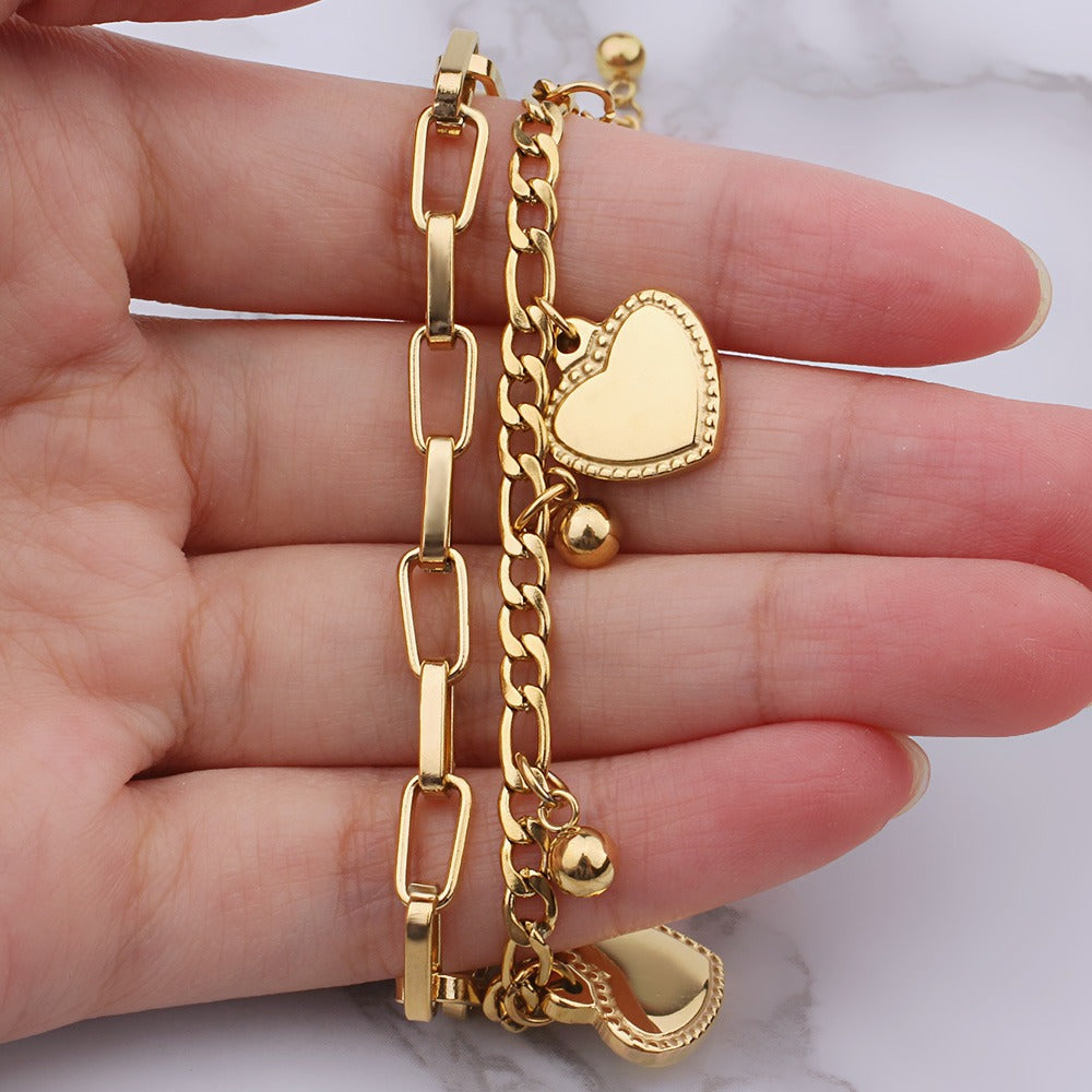 Hana – Bracelet Chaîne Romantique