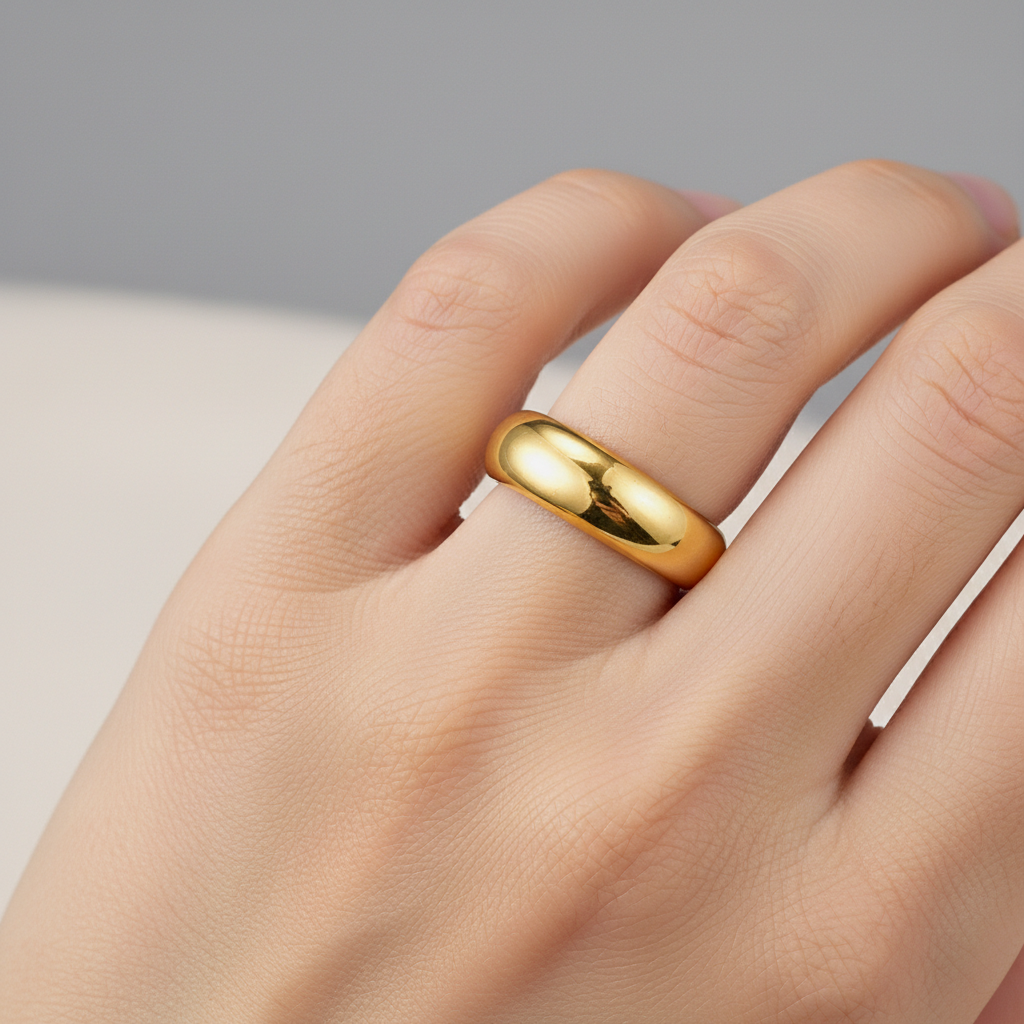 Aurelie – Bague index arrondie