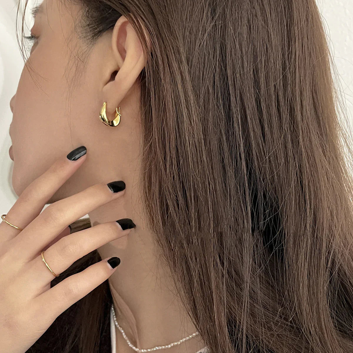 Eva – Boucles d’Oreilles Géométriques Irrégulières