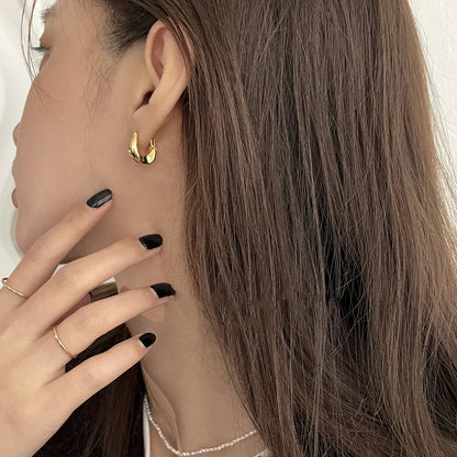 Eva – Boucles d’Oreilles Géométriques Irrégulières
