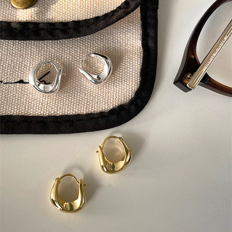 Eva – Boucles d’Oreilles Géométriques Irrégulières