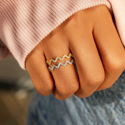 Hina – Bague Ajustable Dorée