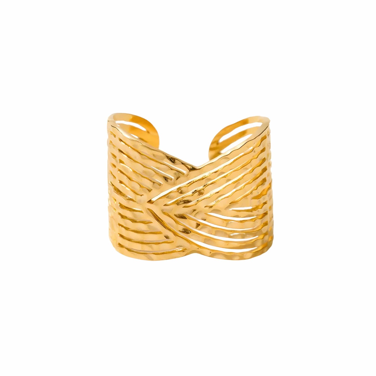 Kaye – Bague Creuse Élégante