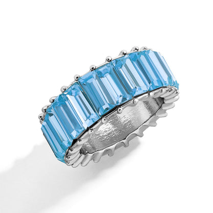 Naya – Bague Géométrique Tendance en Alliage Coloré