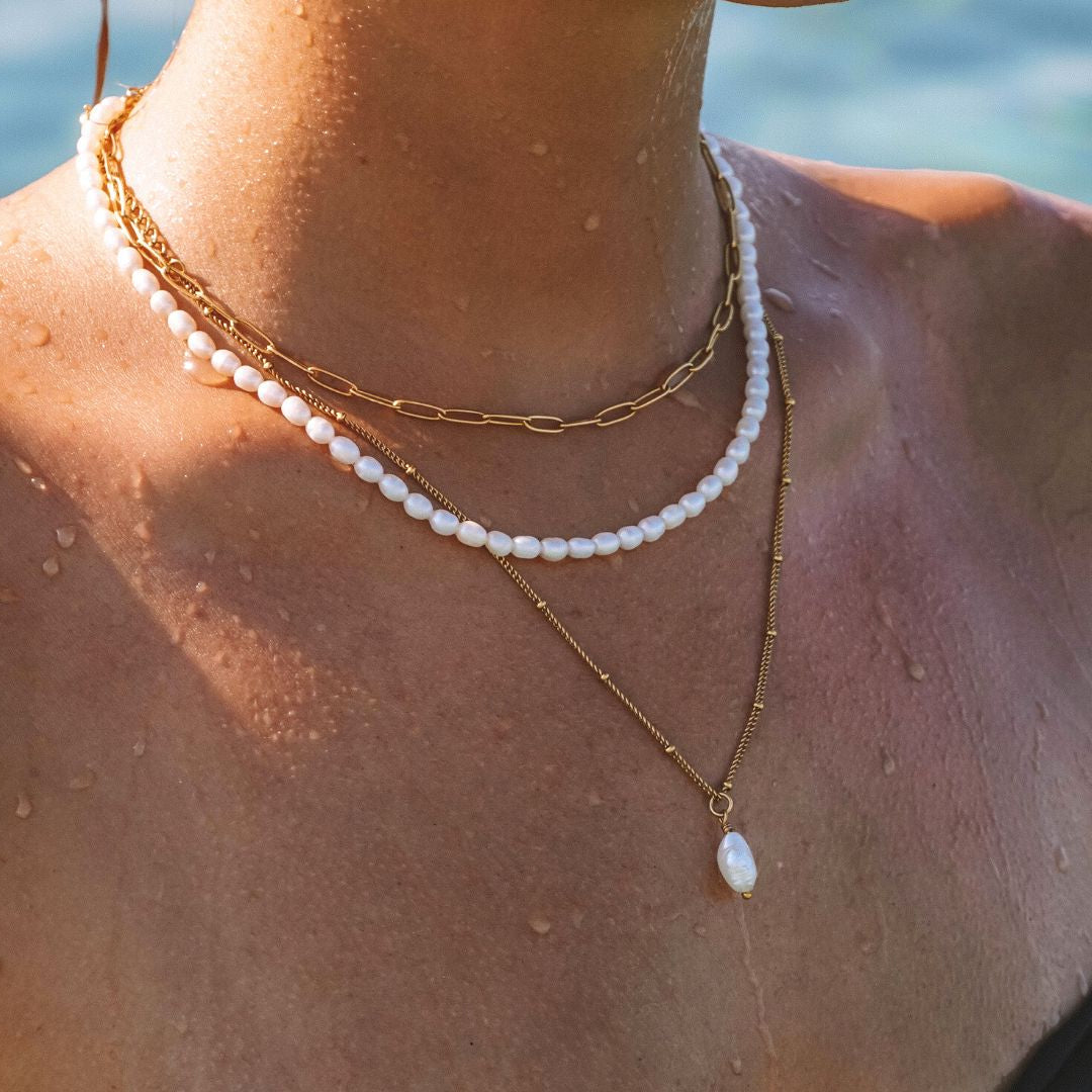 Yuna – Pendentif Perle Élégant