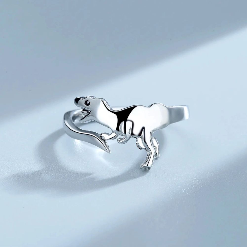 Bague Dinosaure Ajustable avec Design Ouvert
