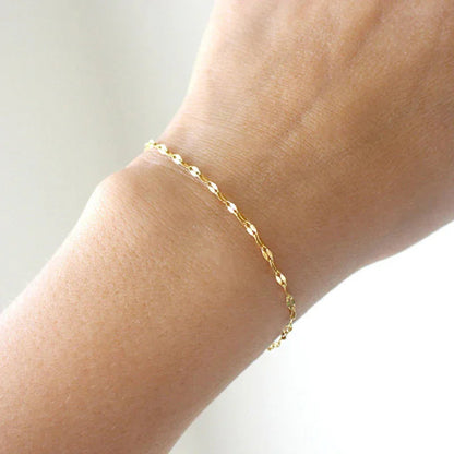 Amara – Bracelet Chaîne en Or