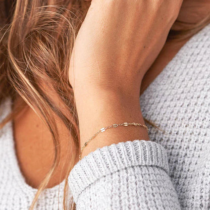 Amara – Bracelet Chaîne en Or