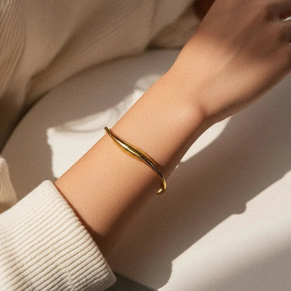Tiffany – Bracelet Jonc Lock en Or Jaune