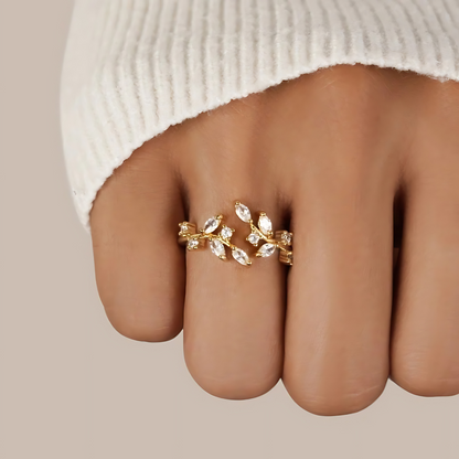 Amandine – Bague Papillon Ajustable
