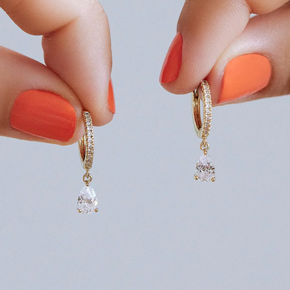 Ivoiree – Boucles d’Oreilles Blanc Ivoire
