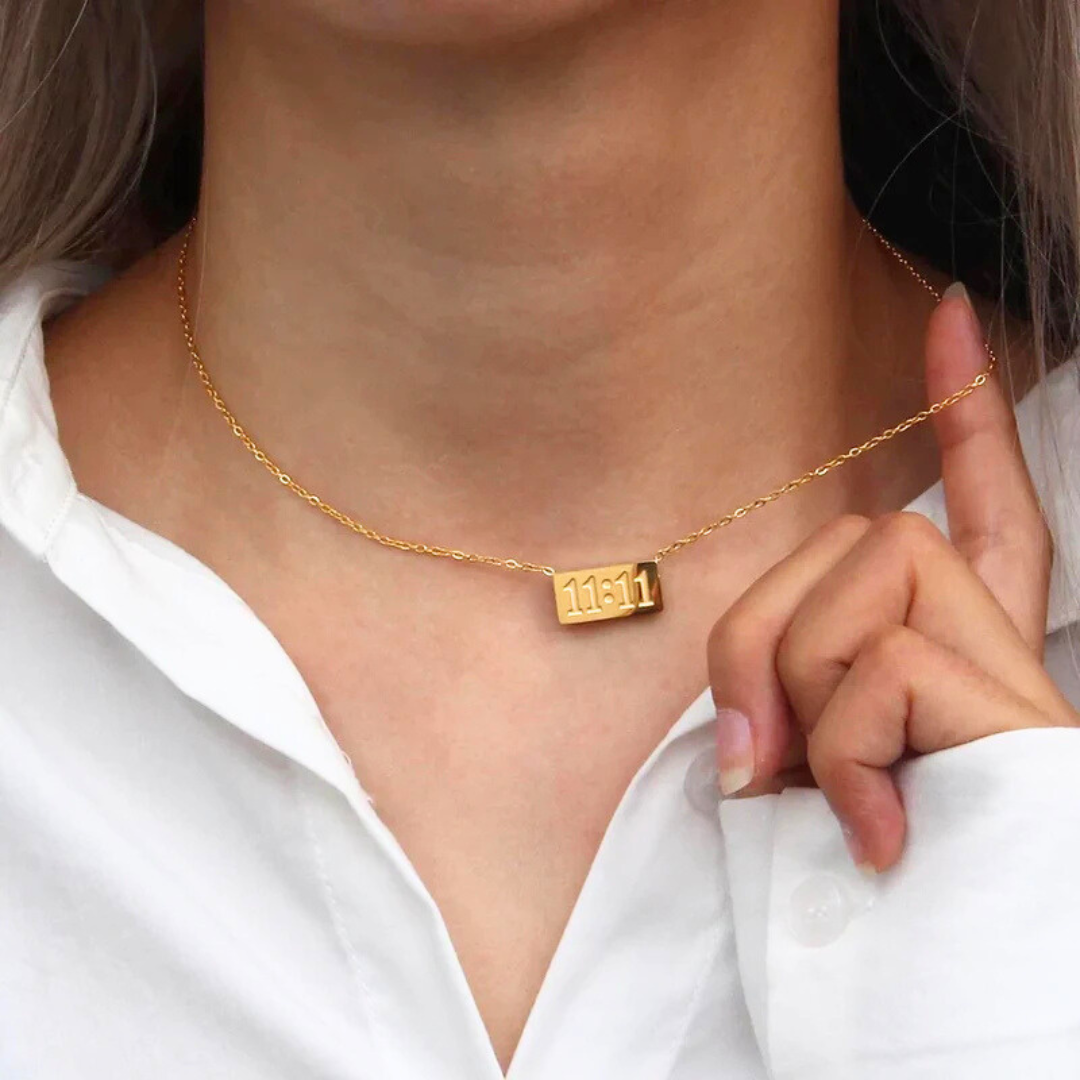 Sophia – Collier Clavicule en Acier Inoxydable Plaqué Or