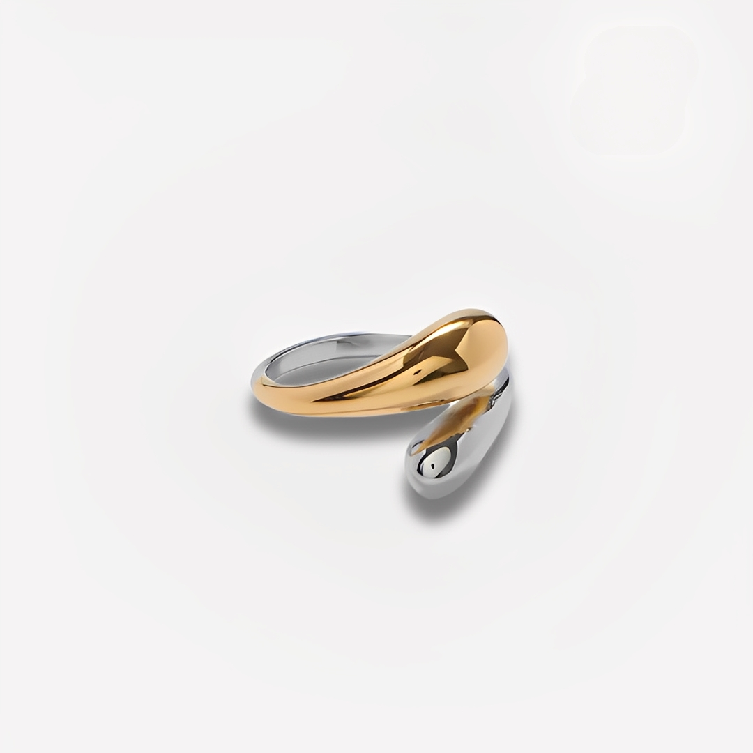 Molly – Bague goutte d'eau multicolore