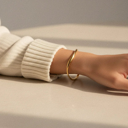 Tiffany – Bracelet Jonc Lock en Or Jaune