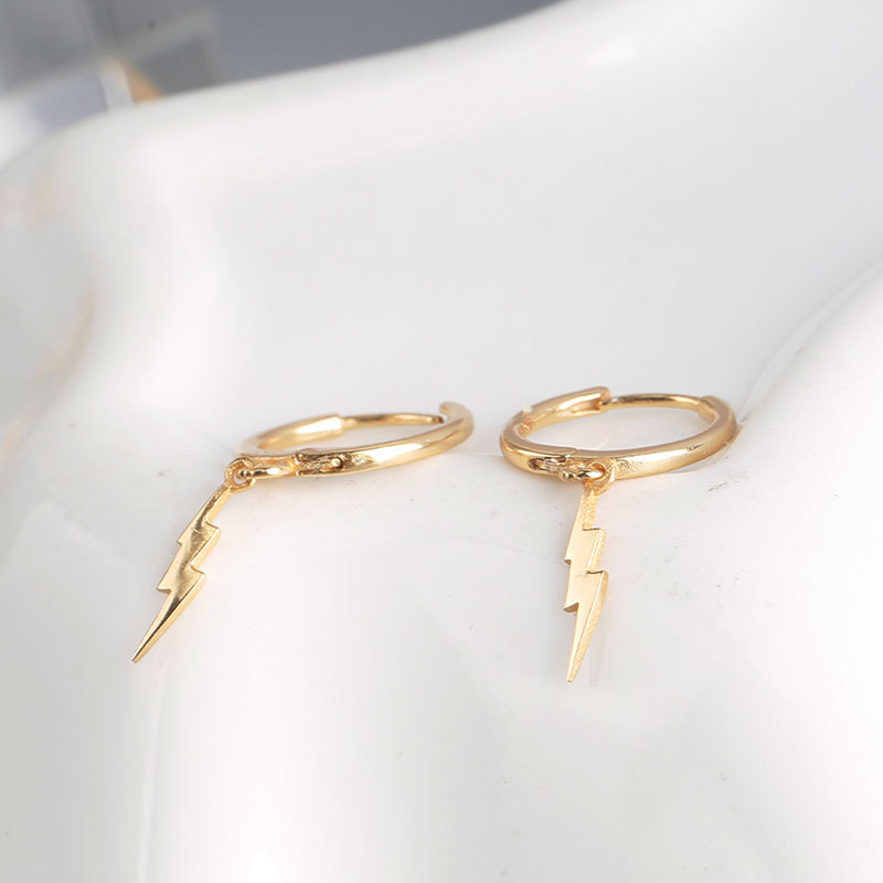 Boucles d'oreilles Lightning Hoop - Boucles d'oreilles Lightning Bolt