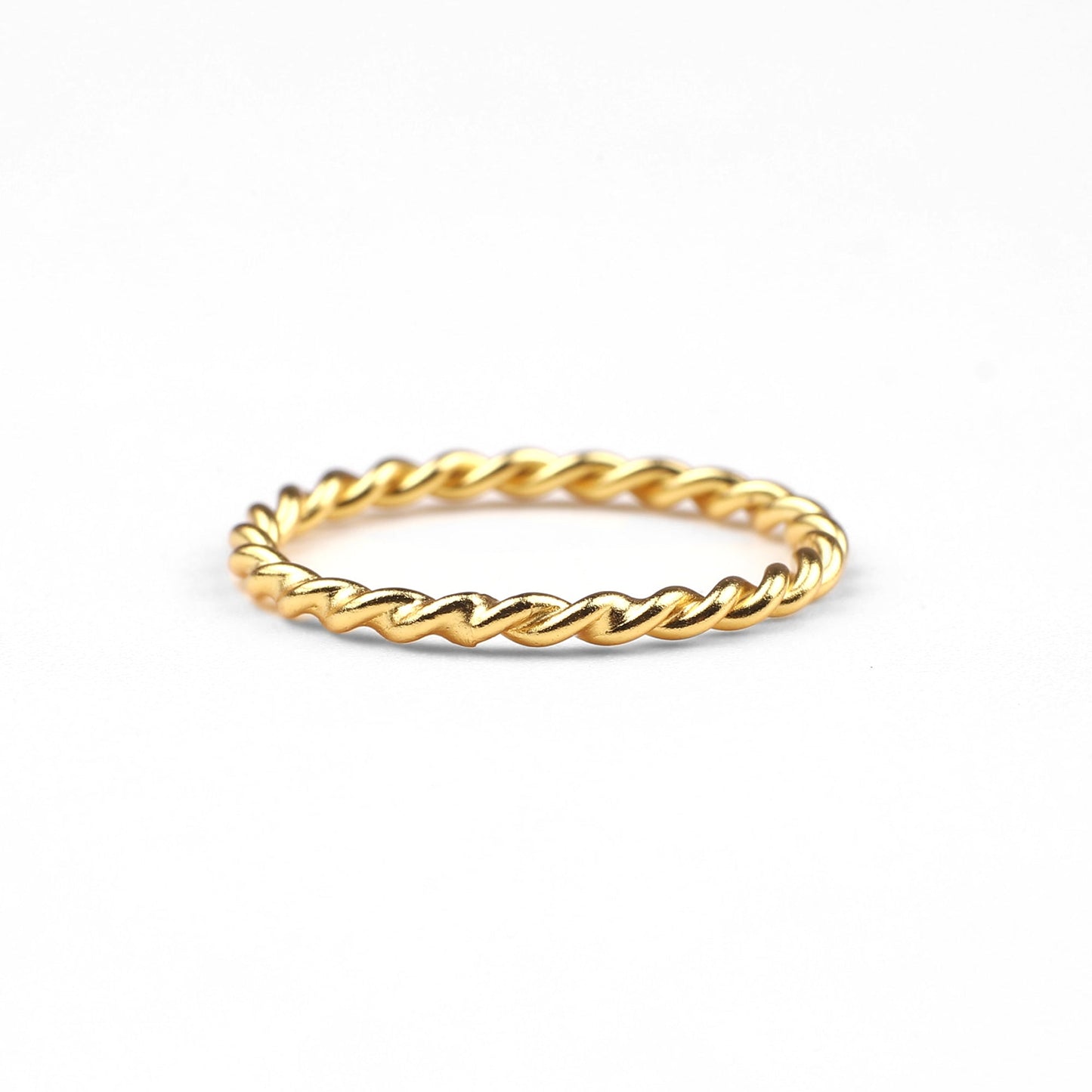 Manon – Bague Empilable Tressée