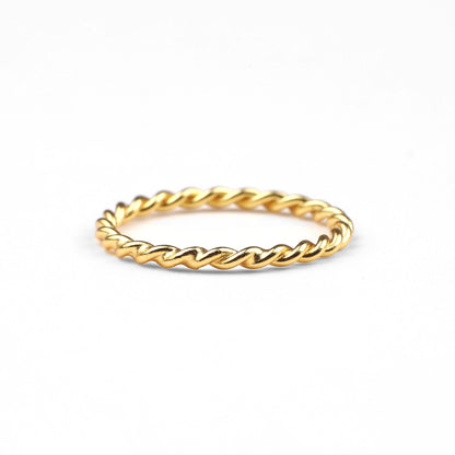 Manon – Bague Empilable Tressée