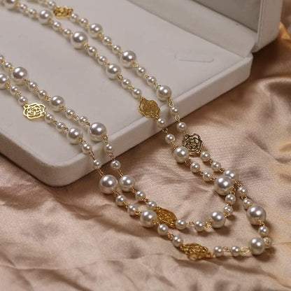 Yeri – Collier Perles Multicouches Rétro