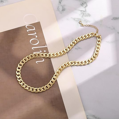 Anabel – Collier à Maillons Dorés