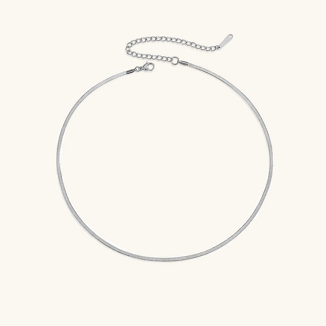 Elizabeth – Collier Chaîne Serpent Doré
