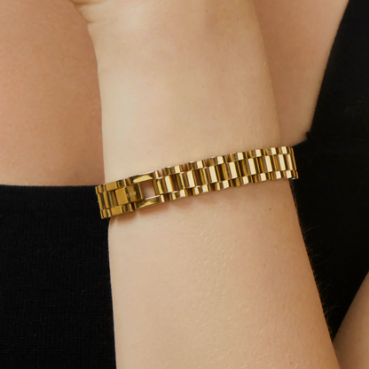 Naia – Bracelet Sangle en Acier Titane Style Ins